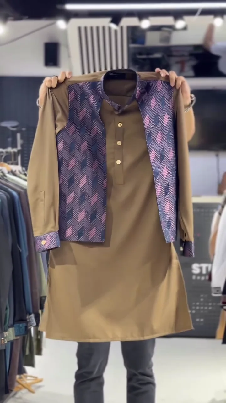 Royal Heritage Kurta & Waistcoat Set – Modern Ethnic Collection