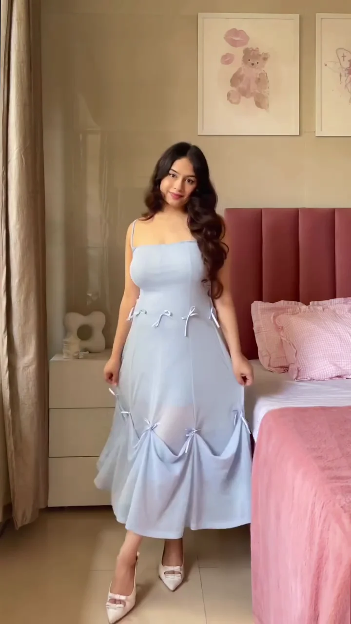 Sky Charm 3-in-1 Convertible Bow Mini Dress